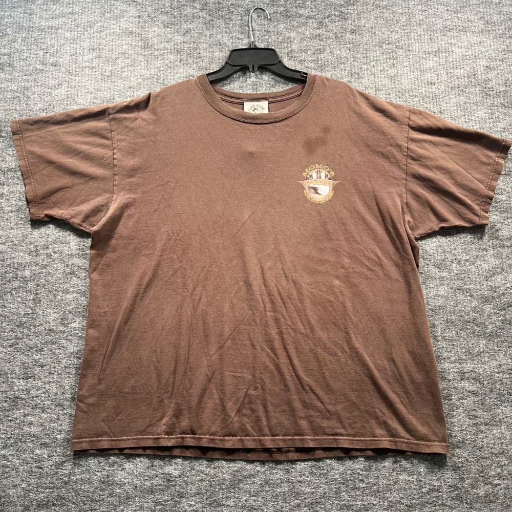 Coastal Classics Momos Beach Shack Santa Cruz Graphic T-Shirt Brown 2XL 5222